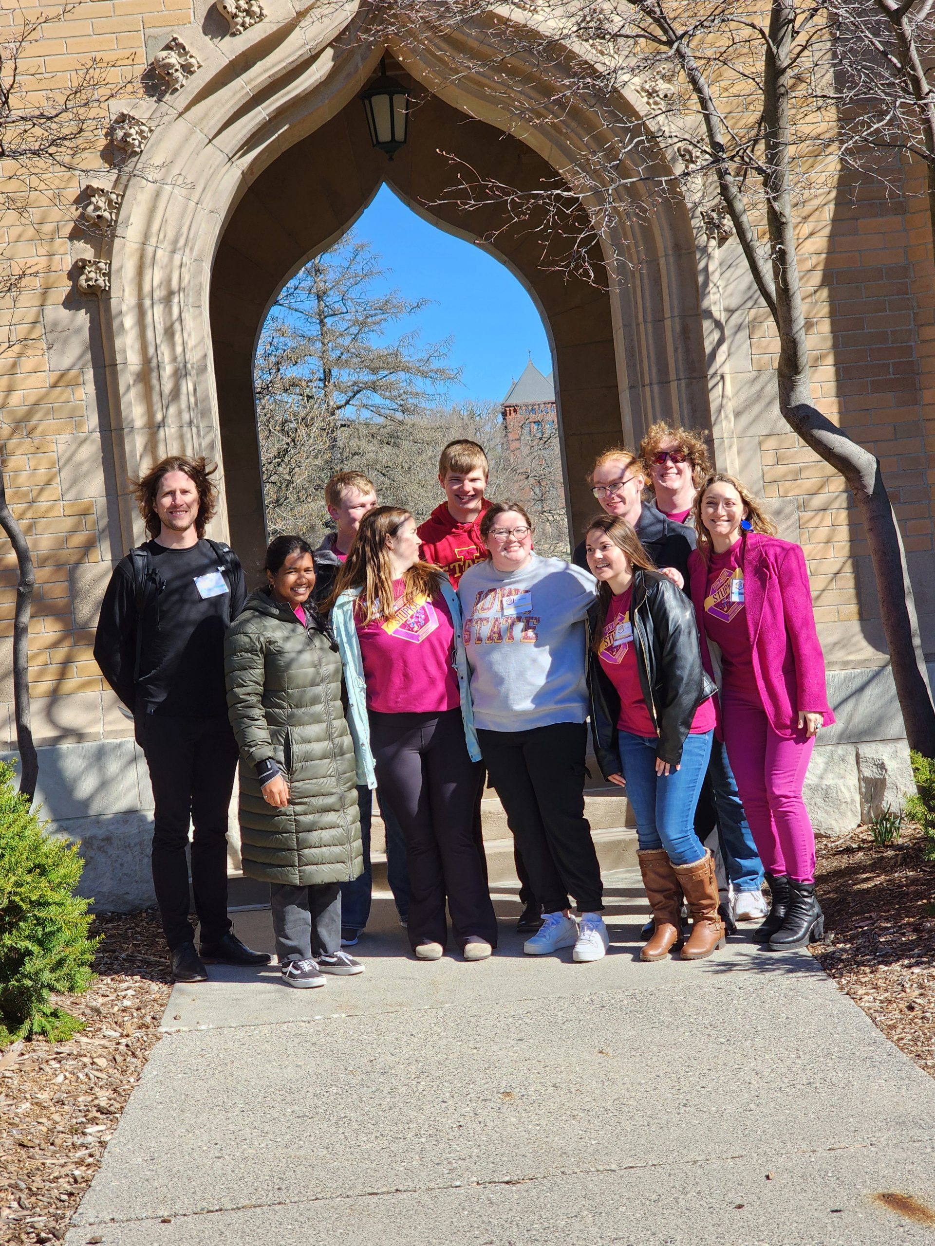 Alumni at the Campanile 2024